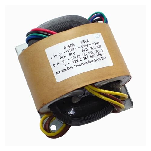 Transformateur R-Core double 12v 65w éliminateur de ronflement audio