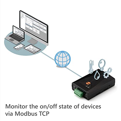 Image of Digital Input IoT Gateway, 4 Digital Inputs to Modbus TCP, SIG-5440