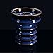Hookah Bowl Practical Hookah Accessories - 100% Raw Clay with Glaze Phunnel Hookah Shisha Bowl for All Shisha Flavors Smoking fit HMD & Foils Easy Inhale Easy Cleaning (Demin Blue Phunnel Bowl)