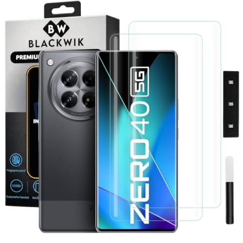 Image of Blackwik UV Curved Tempered Glass for Infinix Zero 40 5G | 2-Pack