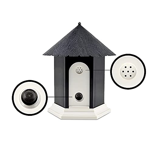 PetsN'all Upgraded Ultrasonic Outdoor Dog Bark Controller in Anti-Bark Training Birdhouse Shape