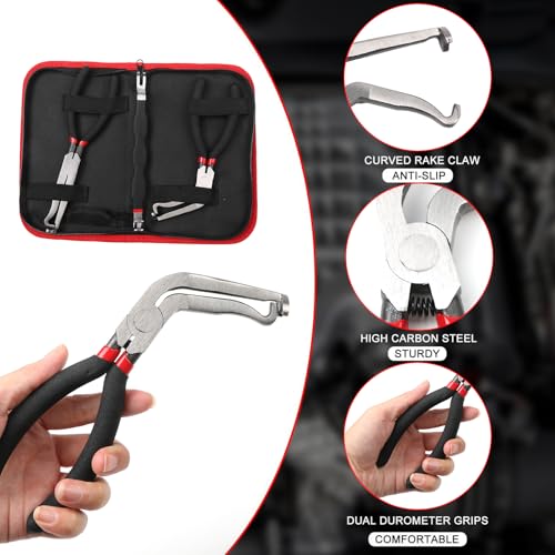 3-Piece Electrical Disconnect Pliers Set, 60 Degree Connector Separator, Car Fuel Line Breaking Tool - Image 6