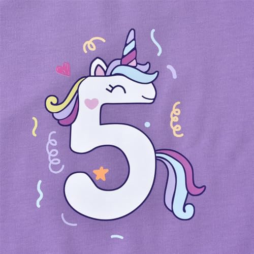 Honeybaby 5th Birthday Shirt for Girls 5 Year Old Five Birthday Sweatshirt3