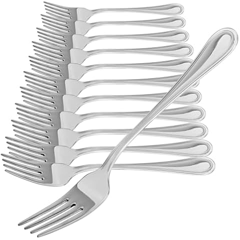 COM-FOUR® Fourchettes à gâteau en acier inoxydable Cover