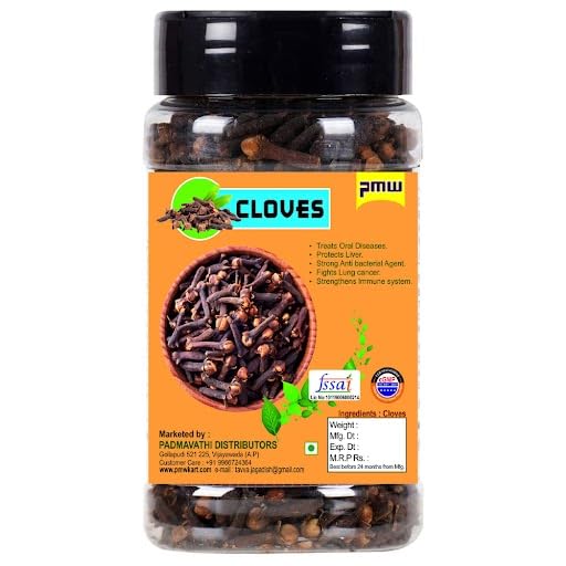 Pmw - Jar Pack - Grade A Quality - Cloves - Laung - Lavangalu - Big Size - 250 Grams (B07P7W8L9H) Amazon Price History, Amazon Price Tracker