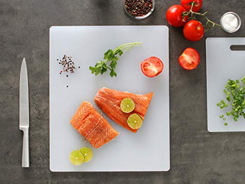 Dexas Nsf Polysafe Cutting Board With Handle, 14 By 17 Inches, White #TOP2