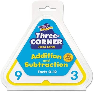 TEPT1670 - Trend Addition/Subtraction Three-Corner Flash Cards