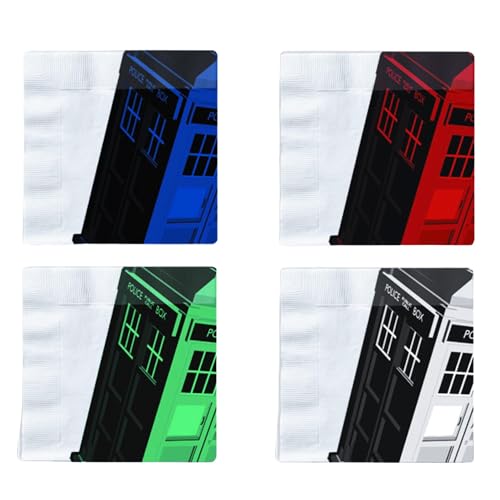 Doctor Who Iconic Color TARDIS Napkin Set of 20