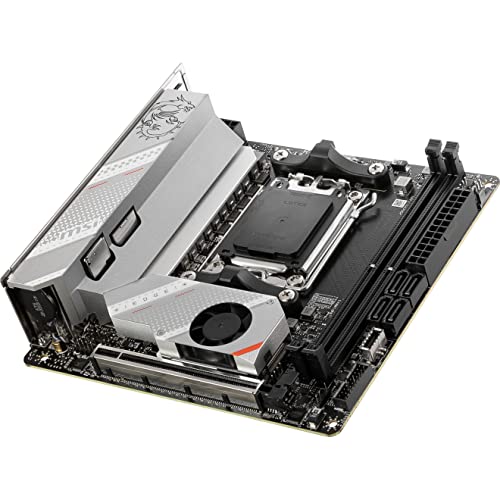 Image of MSI MPG B650I Edge WiFi Computer Gaming Motherboard (AM5, Mini-ITX, DDR5, PCIe 4.0, M.2, SATA 6Gb /s, USB 3.2 Gen 2, HDMI, Wi-Fi 6E, AMD Ryzen 7000 Series) AMD PC Motherboards (Renewed)