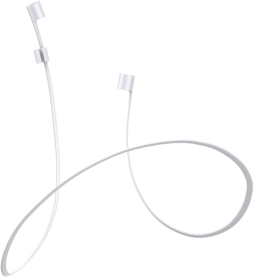 AirPods Strap,for iPhone 7 / iPhone 7 Plus Air Pods Strap White Wire Rope Connector for Apple Airpods 2 Styles Never Lose Your AirPods