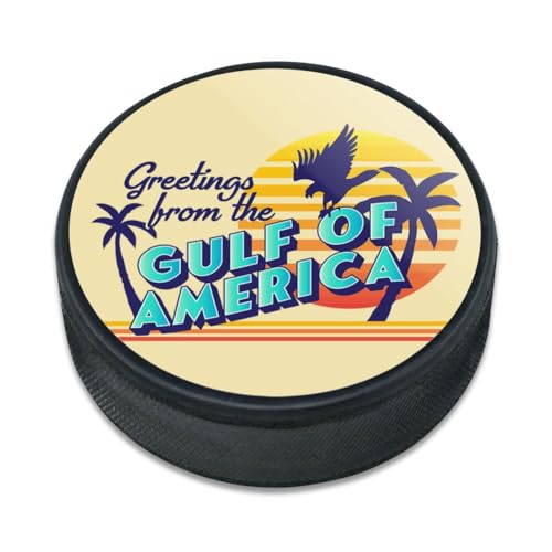 GRAPHICS & MORE Gulf of America Postcard Ice Hockey Puck