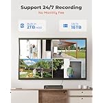 REOLINK 8CH 5MP PoE Security Camera System, 4pcs Wired PoE IP Cameras Outdoor with Person/Pet/Vehicle Detection, 4K 8CH NVR with 2TB HDD for 24-7 Recording, RLK8-410B4-5MP Black - Image 5