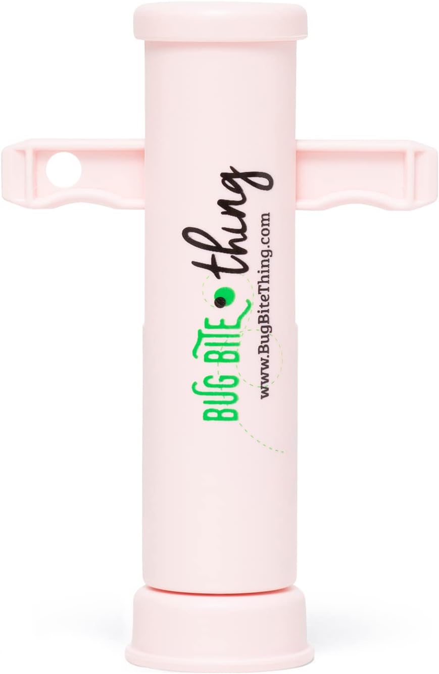 BUG BITE THING Suction Tool - Bug Bites and Bee/Wasp Stings, Natural Insect Bite Relief, Pink