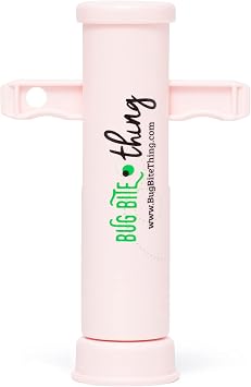 BUG BITE THING Suction Tool - لدغات الحشرات وسعات النحل / الحشائش ، الإغاثة الطبيعية لدغة الحشرات ، الوردي