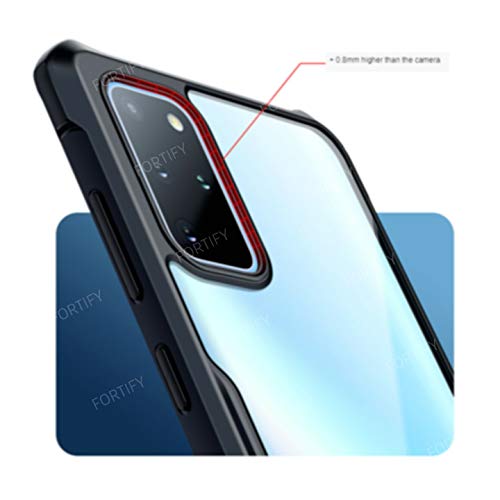 Image of RIGGEAR Xundd Back Cover Case for Samsung Galaxy S20 (Armor|PC and TPU|Black|Clear)