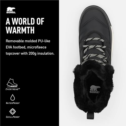 Sorel Stivali da Donna, WHITNEY II SHORT LACE WP