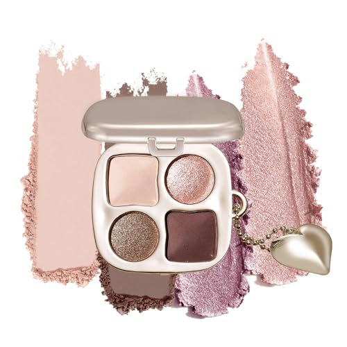 Hxssll Warm Peach Nude Eyeshadow Palette – Matte & Shimmer High Pigment Blendable Long-Lasting Everyday Eye, Champagne Glow & Warm Neutral Contour Makeup Palette, Perfect for Blue, Green & Brown Eyes