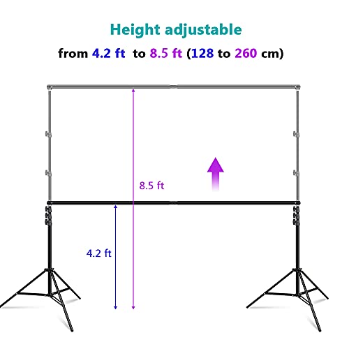 Présentation du produit : Support de toile de fond réglable pour studio photo et vidéo – Image 4