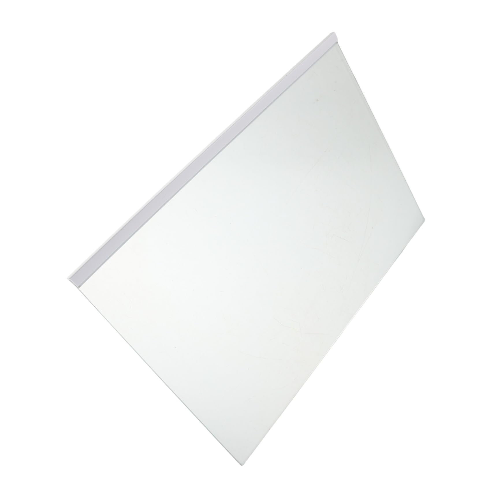 Estante de Vidrio Templado Transparente Compatible y Fácil de Identificar para Refrigerador Borde Recubierto y Acabado Pulido, Divisor de Estante para Cocina