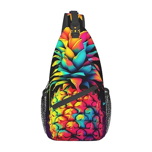 Sac à dos léger contre la fatigue du dos pour voyage et randonnée au design ananas