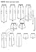 New Look 6055 Misses' Pants and Shorts Sewing Pattern, Size A (6-8-10-12-14-16)