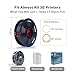 ZIRO Carbon Fiber PLA Filament 1.75mm, CF PLA 3D Printer Filament, Reinforced Material 0.8KG Spool, 15% Carbon Fiber Contained, Fits for Almost All FDM 3D Printers, 1.76lbs, Black
