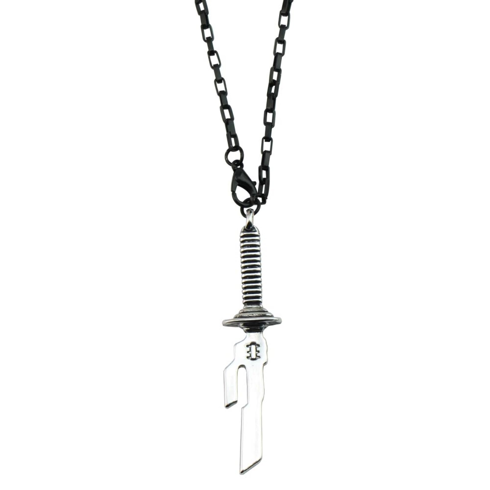 Neutralny naszyjnik wisiorek Jujutsus Kaisen Unisex naszyjnik Fushiguro Toji Retro Punk komiks wisiorek miecz włócznia Tianri nóż choker akcesoria prezentowe regulowana biżuteria prezent