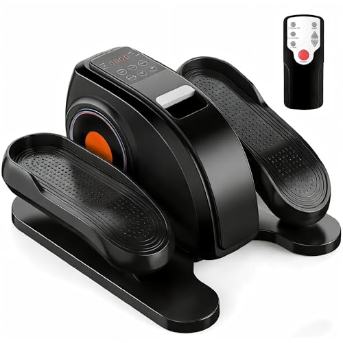 Image of OLIXIS Under-Desk Elliptical Machine-Compact & Quiet Mini Pedal Exerciser with Adjustable Speed, LED Display, Portable Fitness Solution for Home or Office Workouts