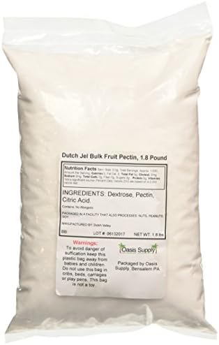 Dutch Jel Bulk Fruit Pectin, 1.8 Pound