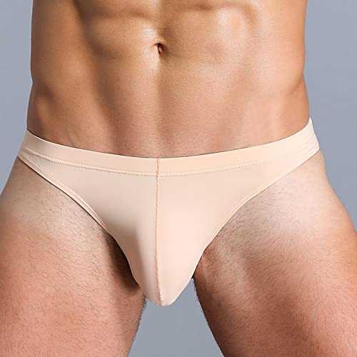 Faringoto Low Waist Seamless Men Underwear Thin Underpants Ice Silk Briefs Mini Bikini #TOP6