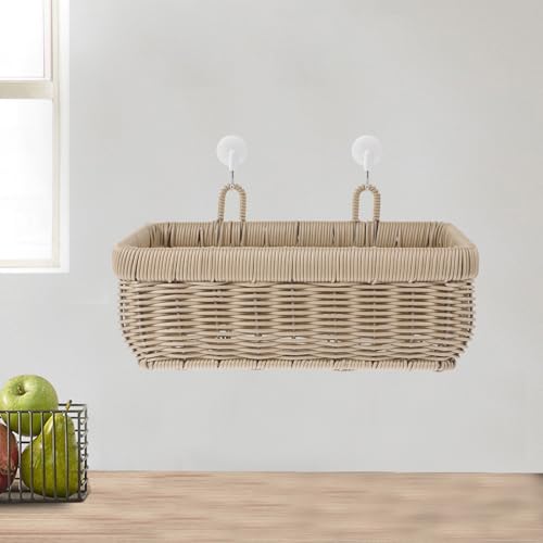 Cesta tejida colgante para cocina de plástico MAGICLULU 6