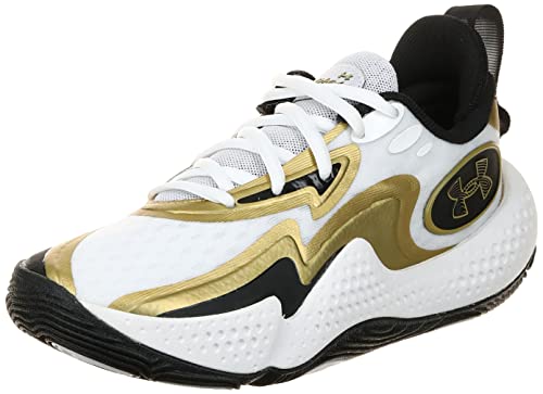 Under Armour UA Spawn 5, Court Performancence Mixte, Blanc, 47 EU