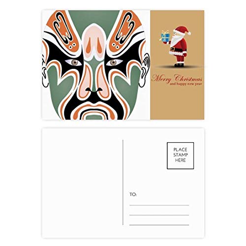 Cartes postales Peking Opera Mask : décorez votre intérieur avec le lot coloré Jiulishan