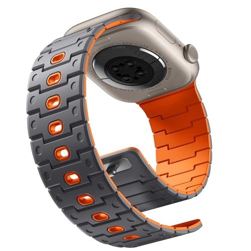 Bandletic Compatible with Apple Watch Ultra Bands for Men 49mm - Comfortable Magnetic Strap with...