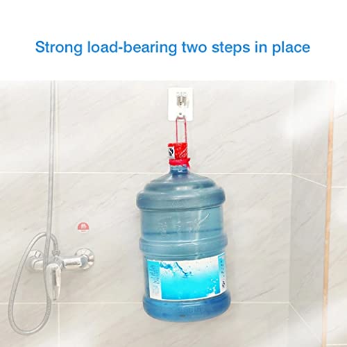 Soporte de ducha para pared sin taladro con gel activo para mango de mano 7