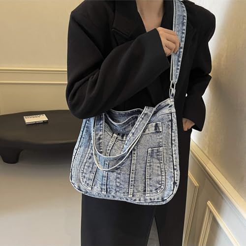 Bolso Tote Casual de Mezclilla para Mujer miniatura 3