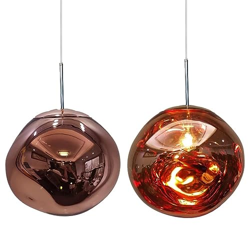 Lampe suspendue en lave lustre en verre moderne d'exception culot E27