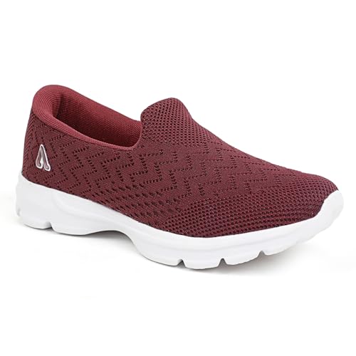 Image of Aqualite SKR-131 Premium Lightweight Casual Shoes with Comfort Cushion & Slip-On Dailywear Shoes for Women