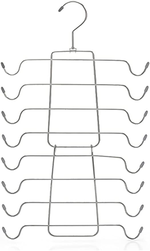 Multi-Layer Hangers for Clothes Rack Metal Underwear Hanger Rack Underwear Bra Hanger(Apricot)