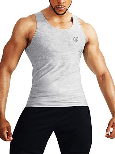 Image of NELEUS Men's 3 Pack Athletic Compression Under Base Layer Sport Tank Top