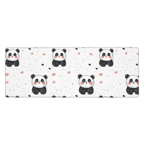 Tapis de bureau panda dessin animé pour décorer votre coin informatique