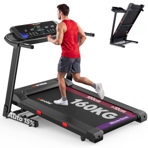 Laufband klappbar für Zuhause mit 15% automatischer Steigung