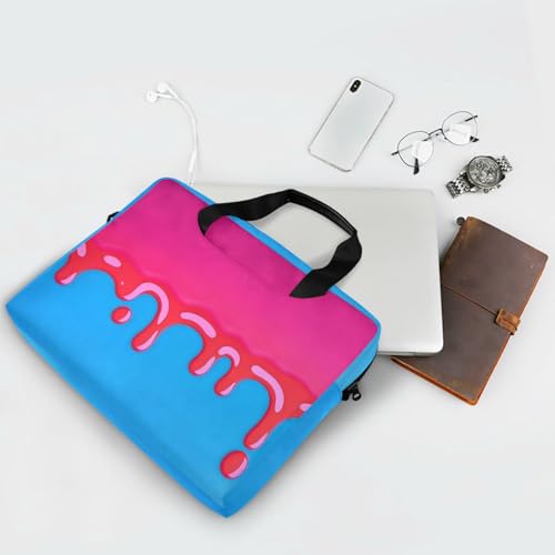 Maletín para portátil 15.6 pulgadas con diseño graffiti rosa y azul miniatura 7