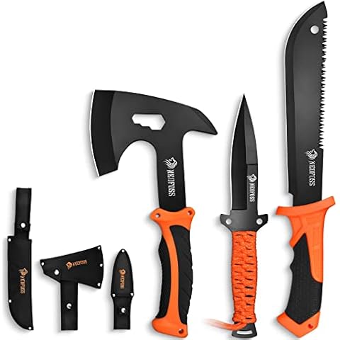 Nedfoss Outdoor Messer Outdoor Axt Camping Messer Camping Beil Gürtelmesser Camping Axt Outdoor Survival Set Camping Messer Set Cover
