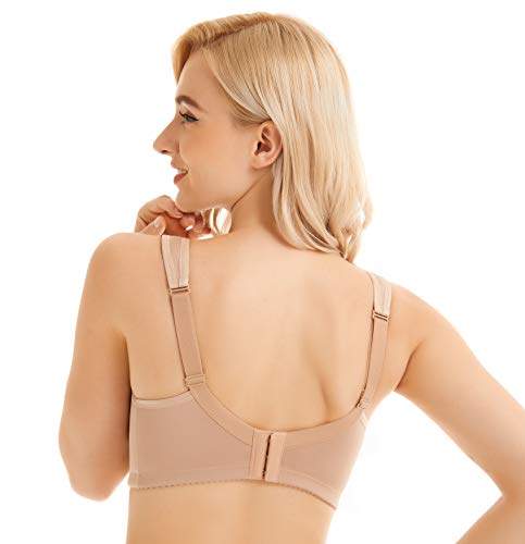 BIMEI Mastectomy Bra Invisible Pockets for Breast Forms Flower Embroidery Pocket Bra 21182