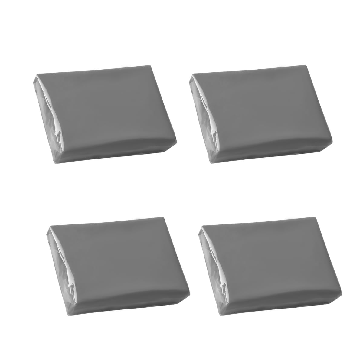 4 PCS Car Clay Bars, Premium Grade No Scratch Magic Clay Bar Cleaners for Car Wash Car Detail Cleaning, Auto Wash Bars with Washing and Adsorption Capacity Fit Car SUV, RV, Truck (Gray)