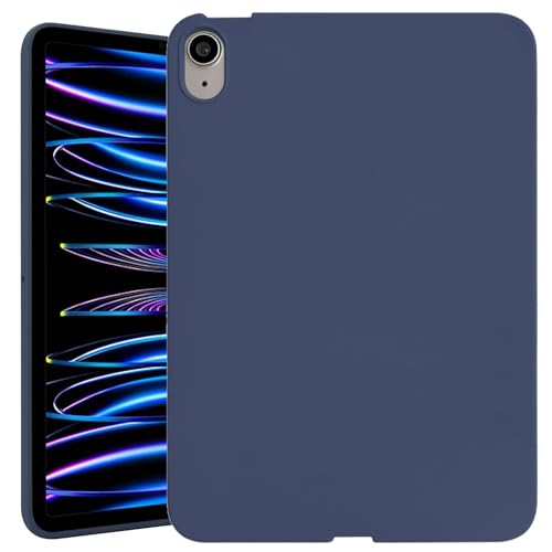 Coque iPad Air 11 M4 antichoc et légère, étui TPU souple anti-rayures bleu