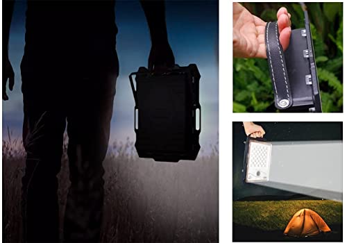 AntDau71 - Faro LED Esterno con Pannello Solare e