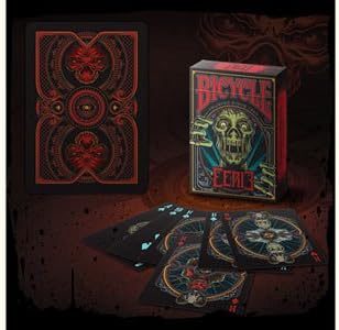 Bicycle Eerie Deck (Red) by Gambler's Warehouse - Trick by Gamblers Warehouse