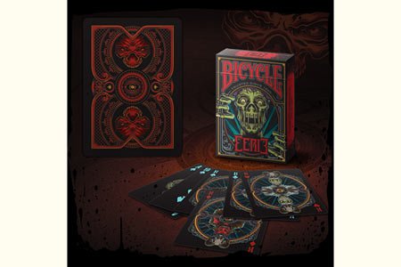Bicycle Eerie Deck (Red) By Gambler's Warehouse - Trick #TOP2